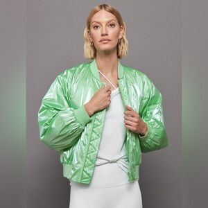 Goldbergh Shiny Mint Bomber dream Jacket size 6 Medium